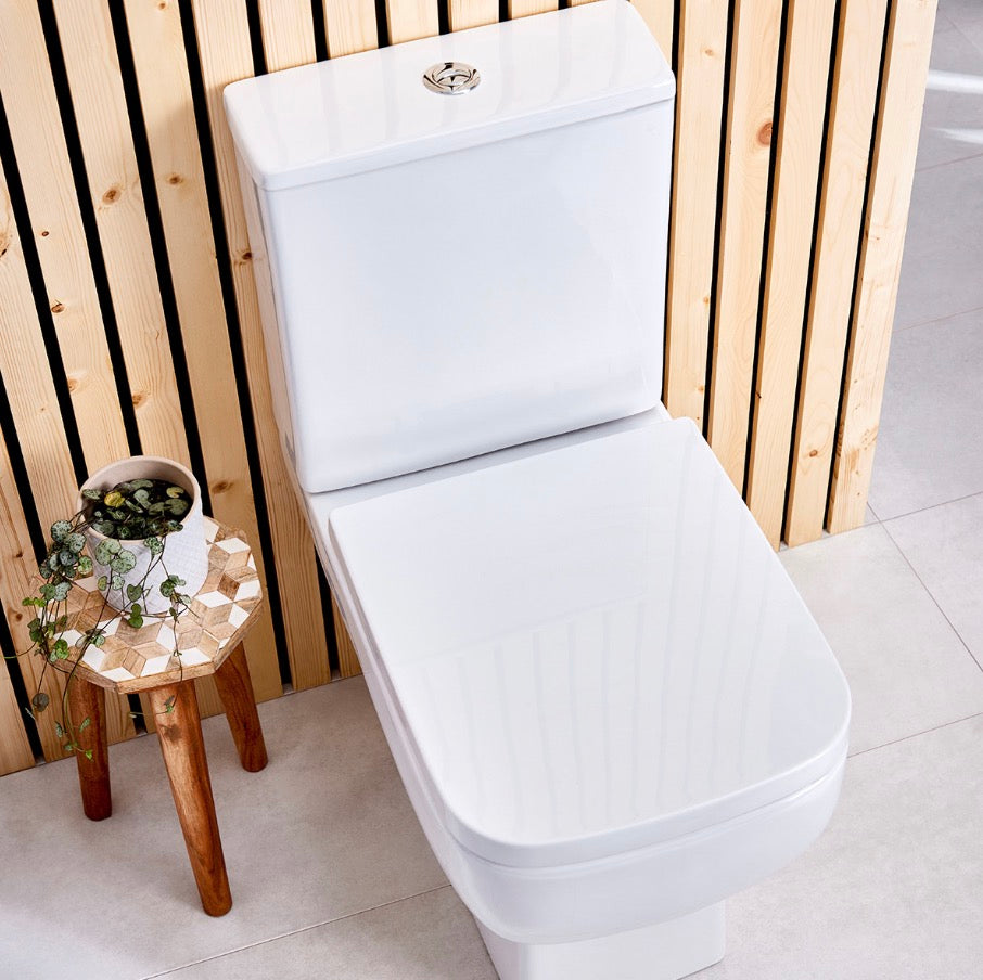 Choices 600 Open Back Pan Toilet & Cistern Set