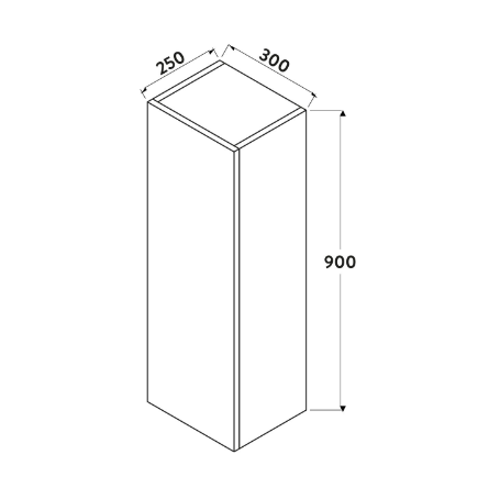 Ambience Furniture Range - Tall Boy Cabinet