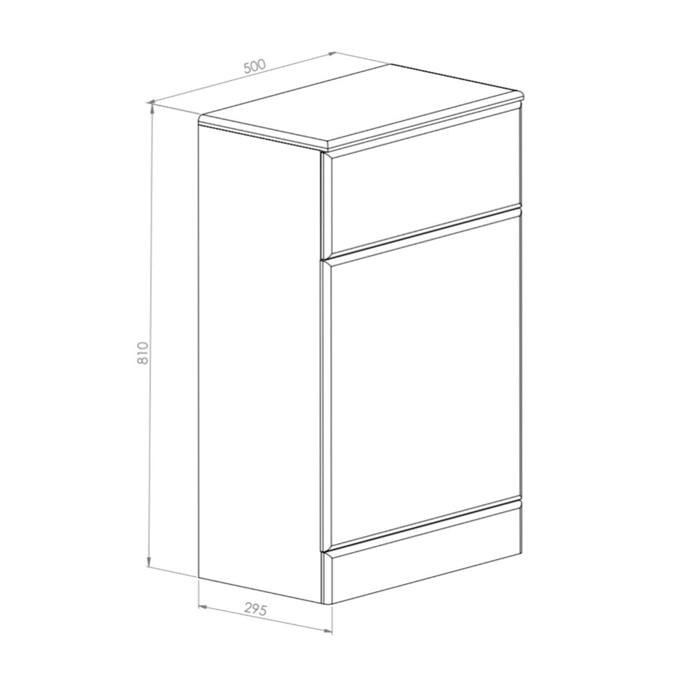 Lanza Furniture Range - 500 WC Unit