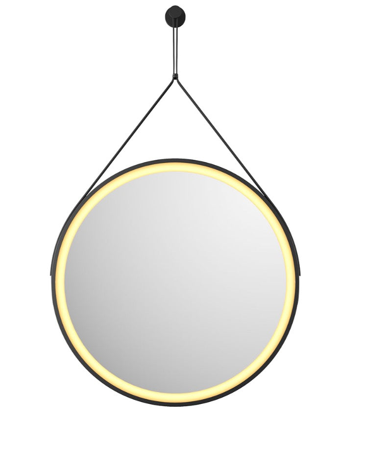 Mirrors - Belini Round LED Hanging Mirror