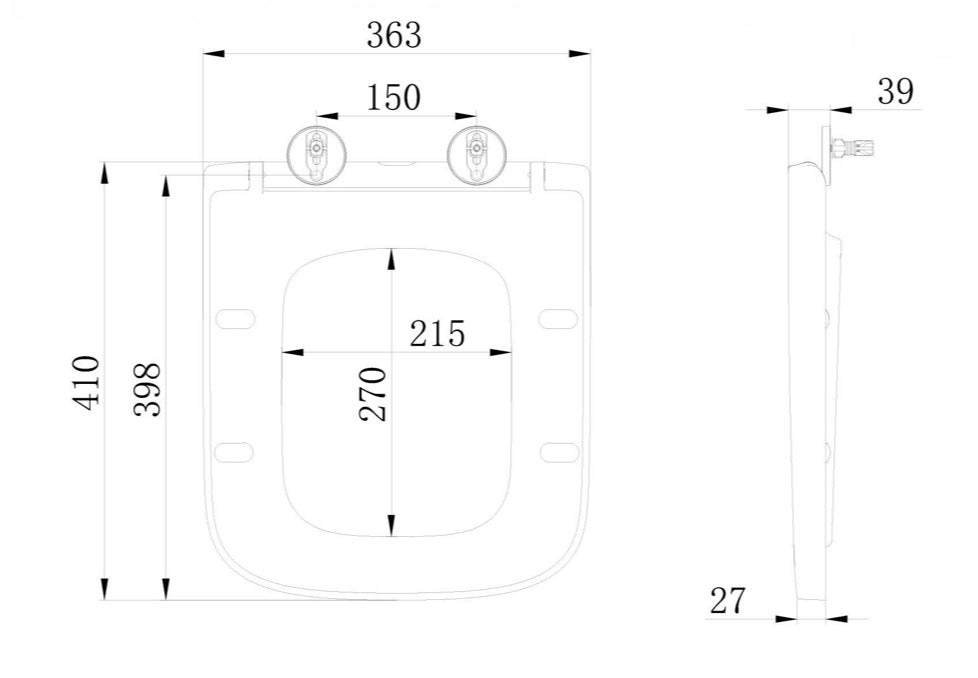Toilet Seats - Luxury Heavyweight Seat