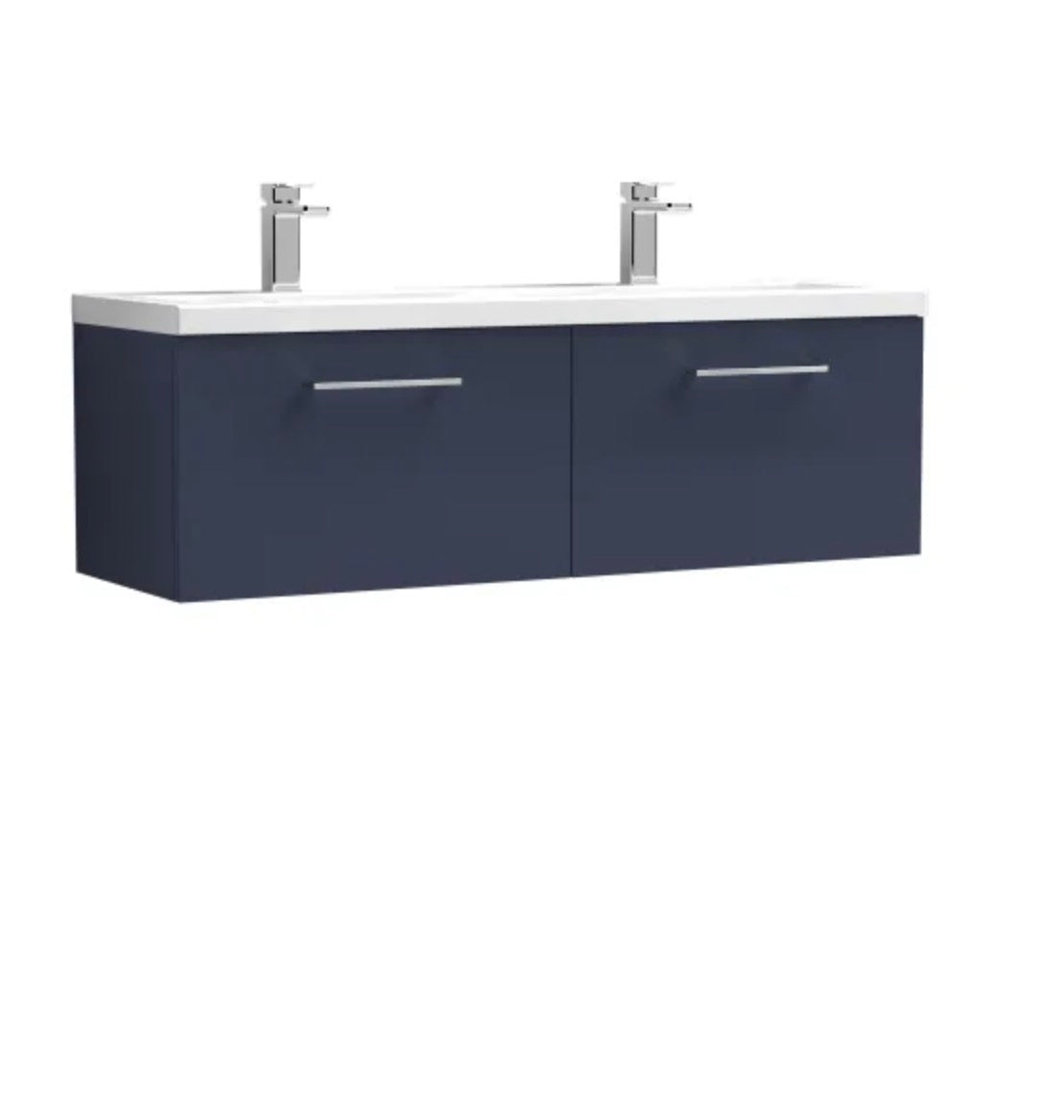 Arno Furniture Range - Wall Hung Twin Unit With Basins 1200mm