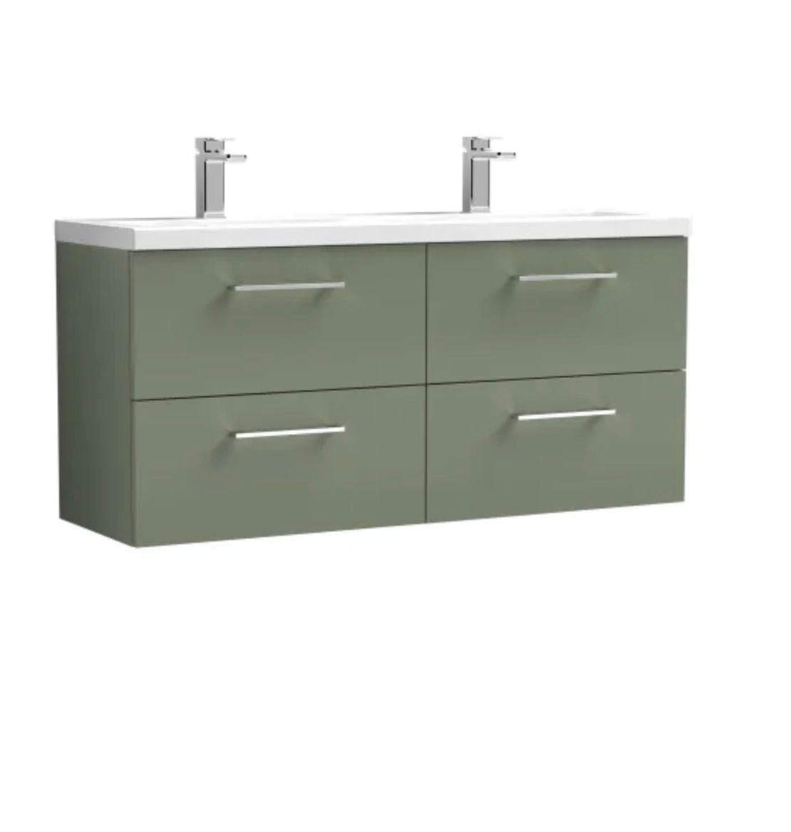 Arno Furniture Range - Wall Hung Twin Unit With Basins 1200mm