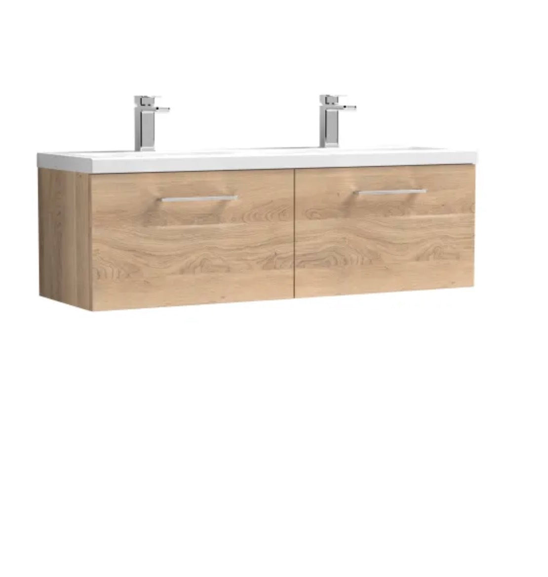 Arno Furniture Range - Wall Hung Twin Unit With Basins 1200mm