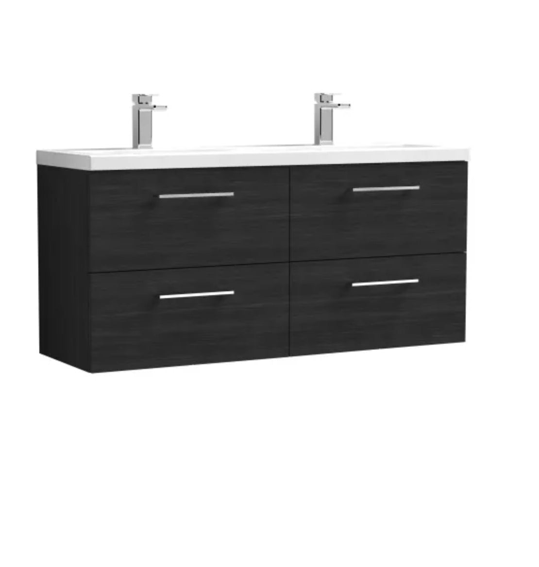 Arno Furniture Range - Wall Hung Twin Unit With Basins 1200mm