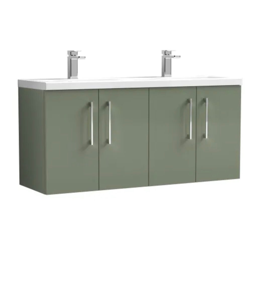 Arno Furniture Range - Wall Hung Twin Unit With Basins 1200mm