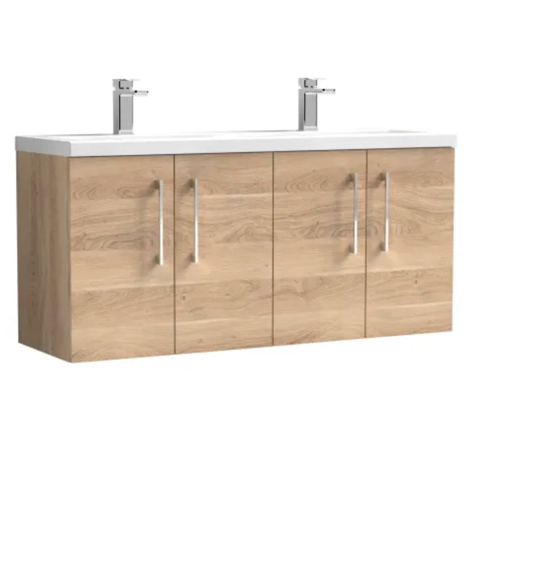 Arno Furniture Range - Wall Hung Twin Unit With Basins 1200mm