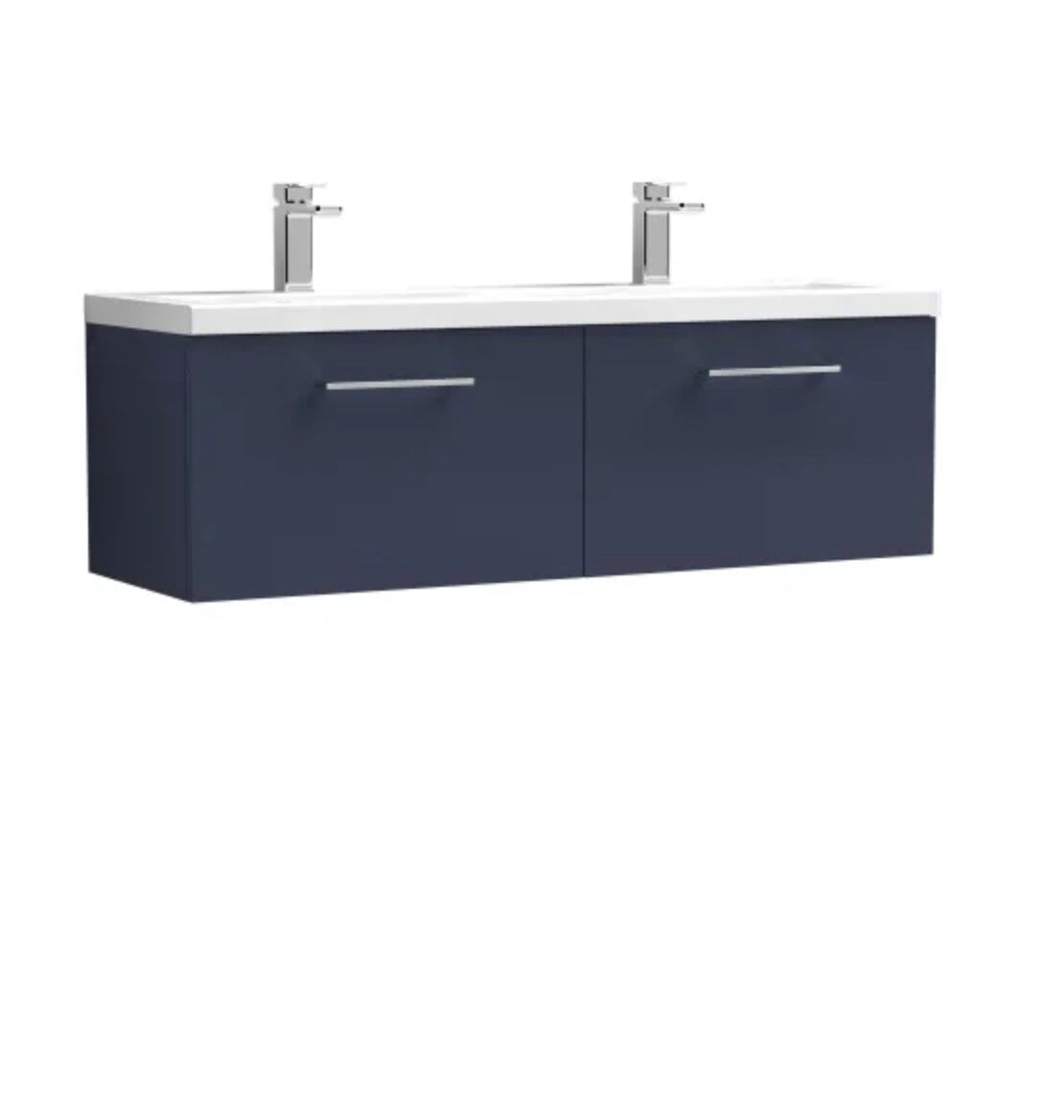 Arno Furniture Range - Wall Hung Twin Unit With Basins 1200mm