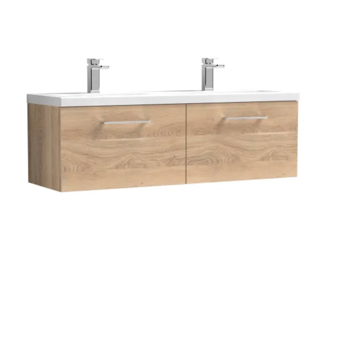 Arno Furniture Range - Wall Hung Twin Unit With Basins 1200mm