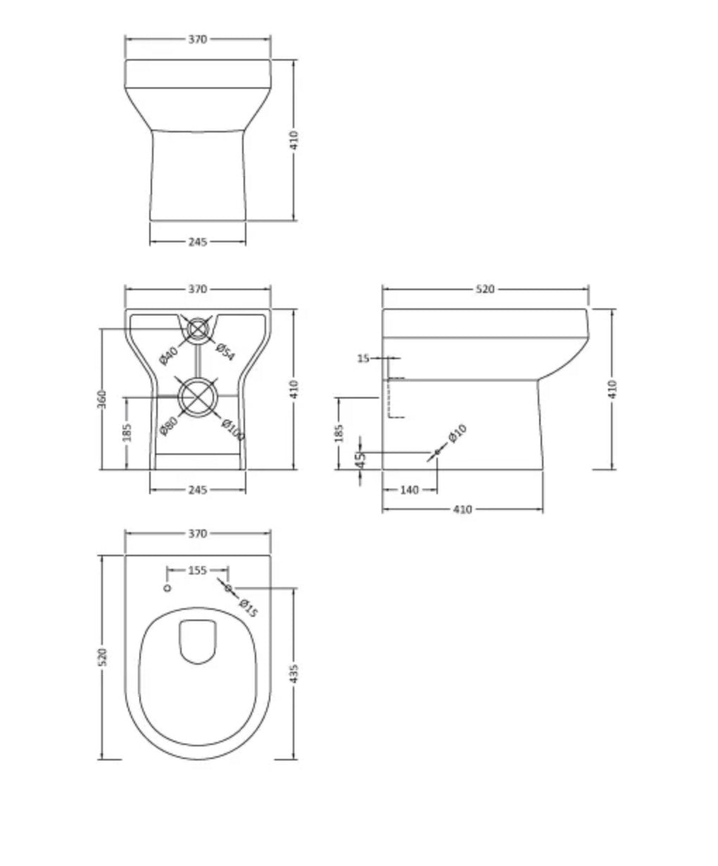 Harmony Ceramics - Back to Wall Pan