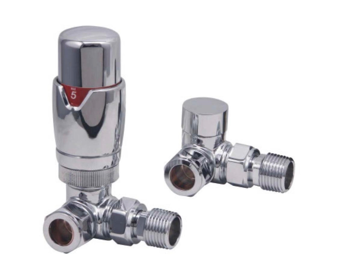 Radiator Valves - Designer Corner Valves (Pair)
