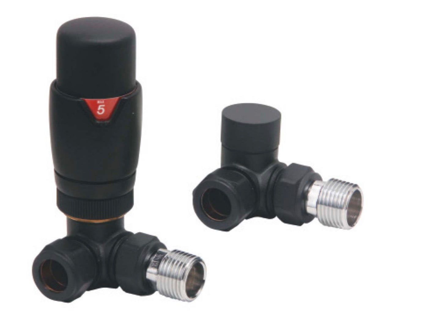 Radiator Valves - Designer Corner Valves (Pair)