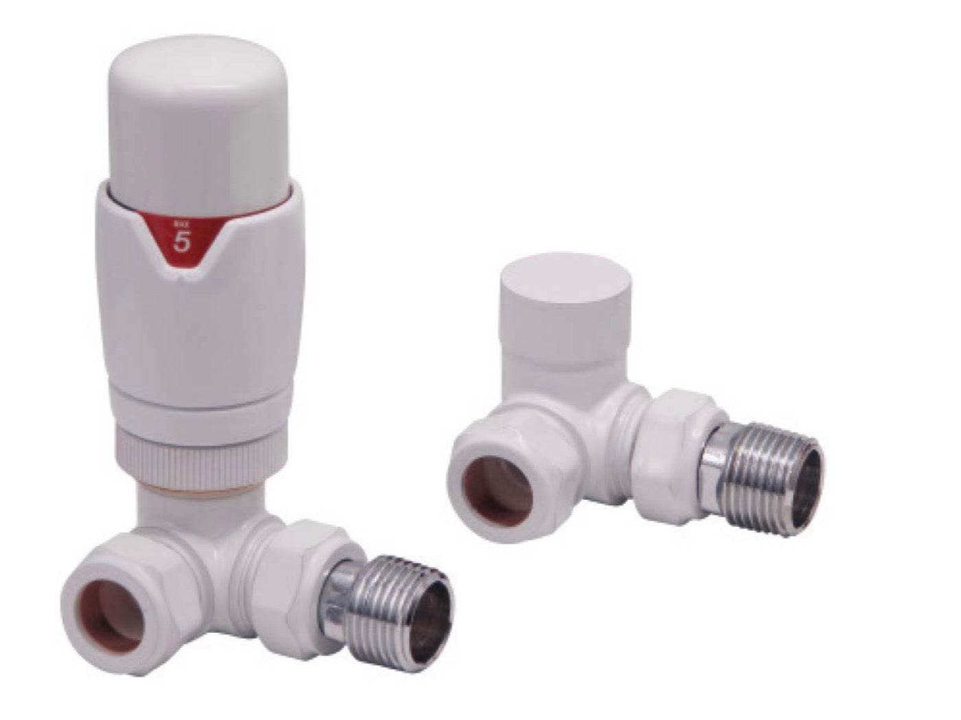 Radiator Valves - Designer Corner Valves (Pair)