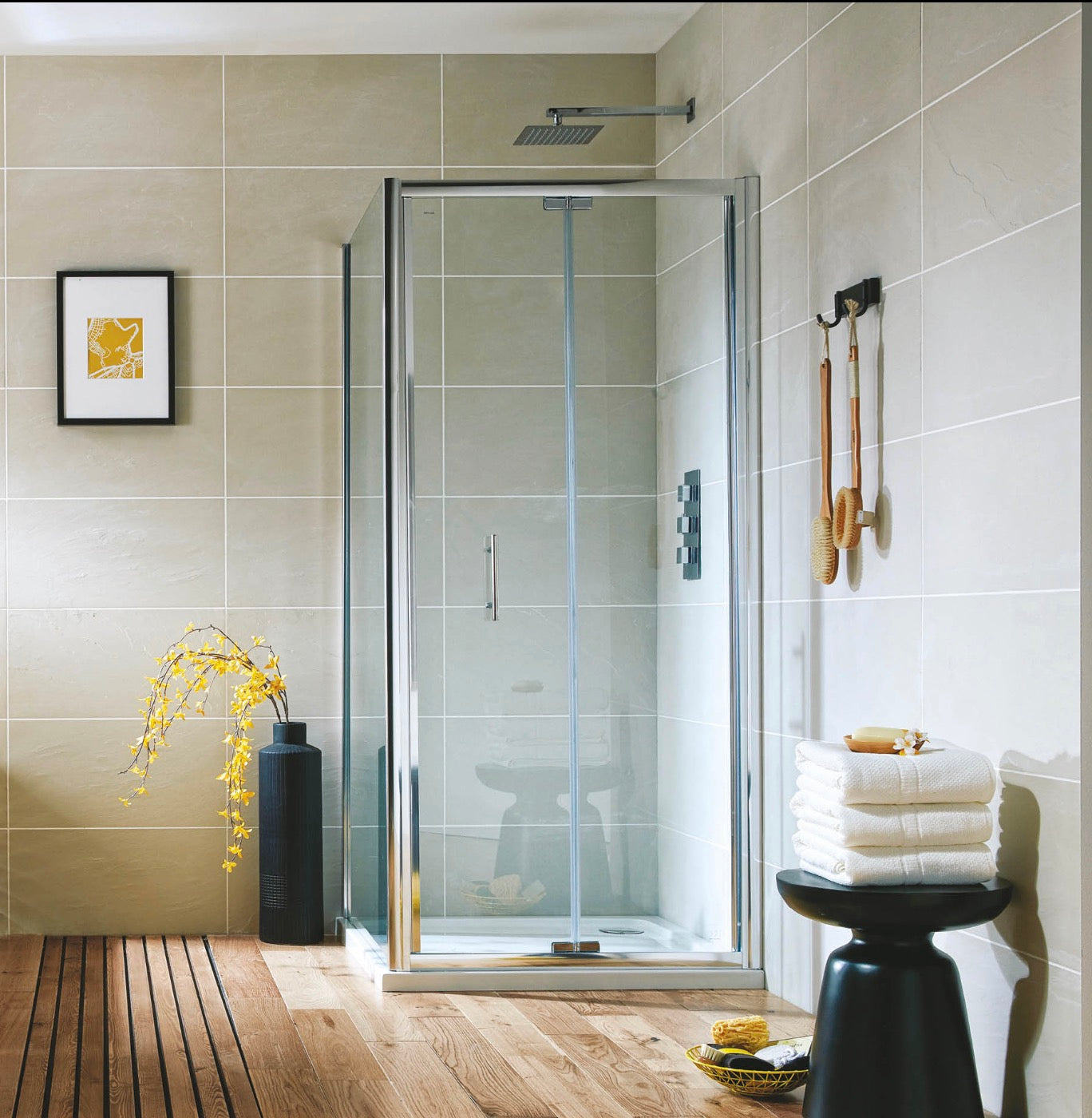 S6 Shower Enclosure - Bi-Fold Door
