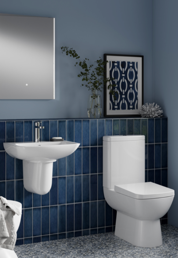 Ambrose Ceramics - 500mm Basin & Semi Pedestal
