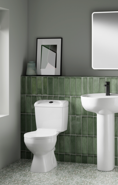 Melbourne Ceramics - 550mm 1TH Basin & Pedestal