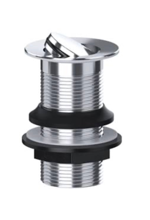 Chrome Flip Top Swivel Unslotted Basin Waste