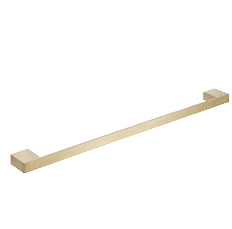 Premium Towel Bar - Brushed Brass
