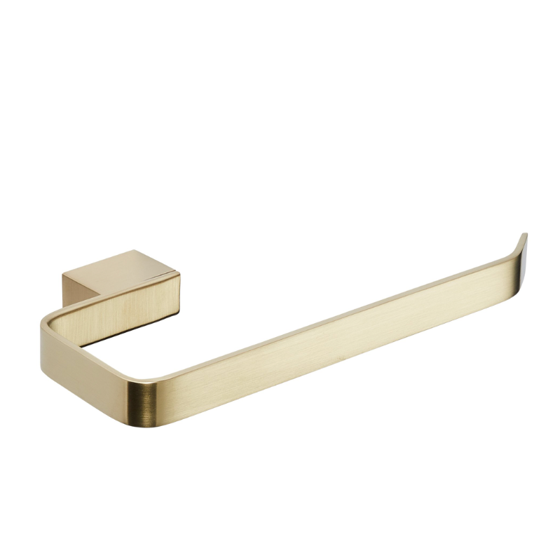 Premium Towel Ring - Brushed Brass