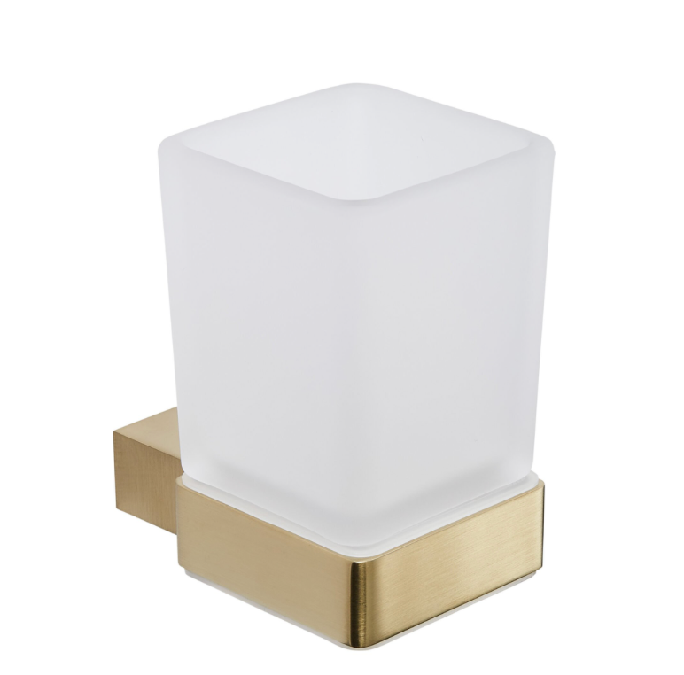 Premium Tumbler Holder - Brushed Brass