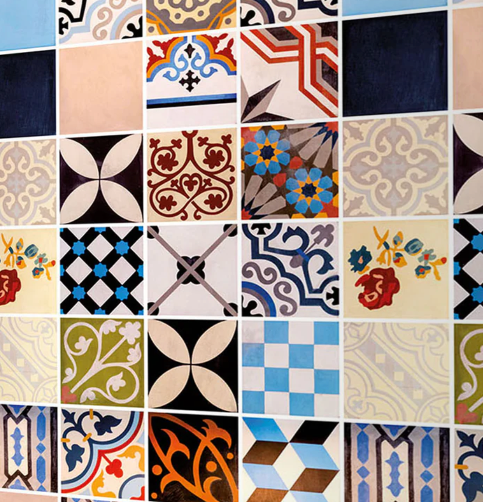 100 Tile - PVC Coloured