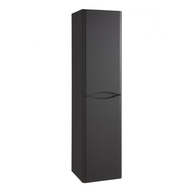 NEVIS Wall Mounted Tall Side Unit 2 Door Matt Anthracite