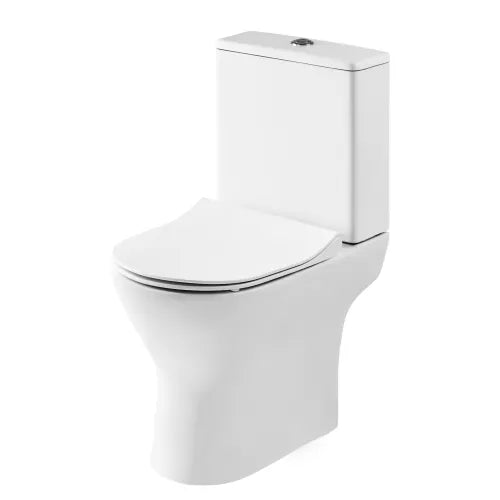Freya Compact Rimless Pan & Cistern (Sandwich Seat included)