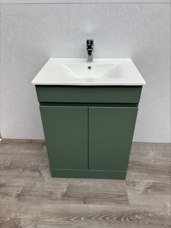 Ex Display - Empire 600 Green & Brand new Thin 600 Basin
