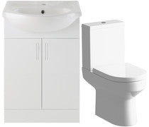 Bathroom Bundle | Vista 550mm Vanity & C/C Toilet Pack