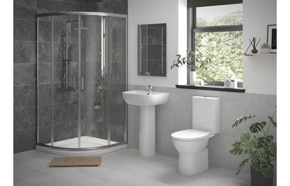 Bathroom Bundle | 2Go Full Suite w/900mm 2 Door Easy-Fit Quadrant & Tray