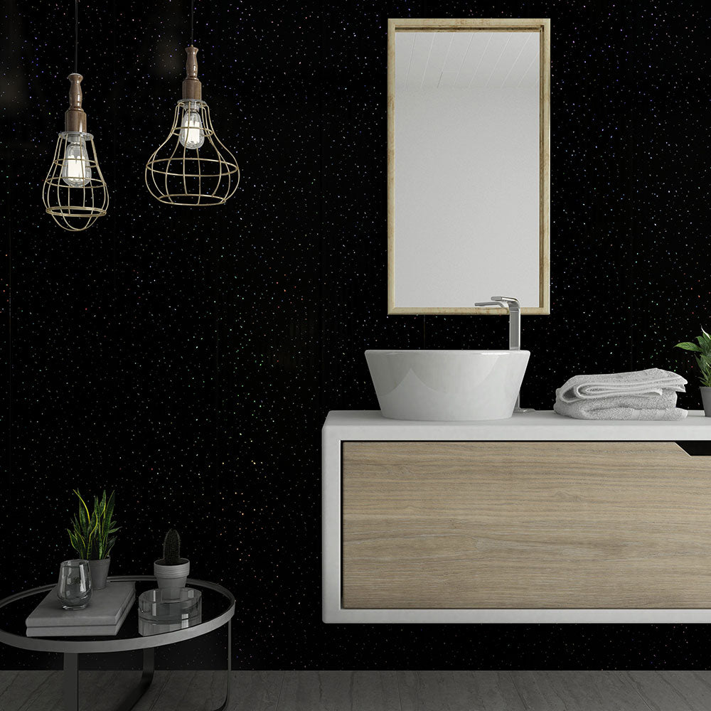 Decorwall Elite Range - Black Sparkle