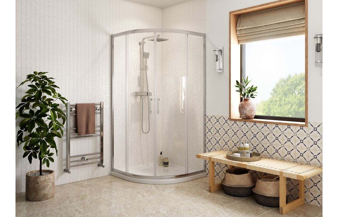 Bathroom Bundle | 2Go Full Suite w/900mm 2 Door Easy-Fit Quadrant & Tray