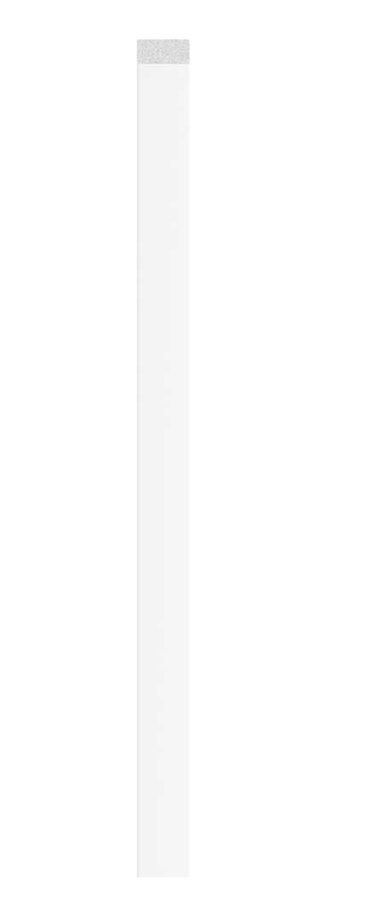 Linerio Slat-Wall S-Line Finishing Trims - White