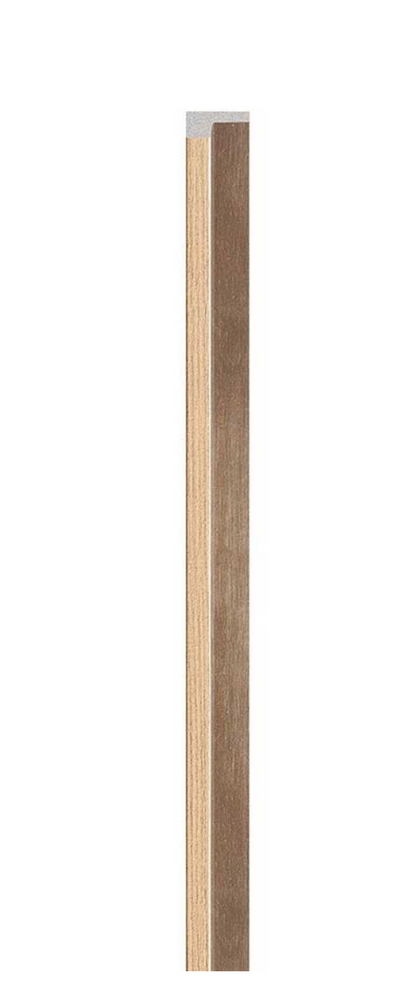 Linerio Slat-Wall S-Line Finishing Trims - Natural