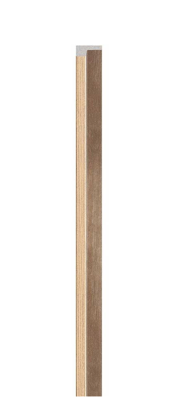 Linerio Slat-Wall S-Line Finishing Trims - Natural