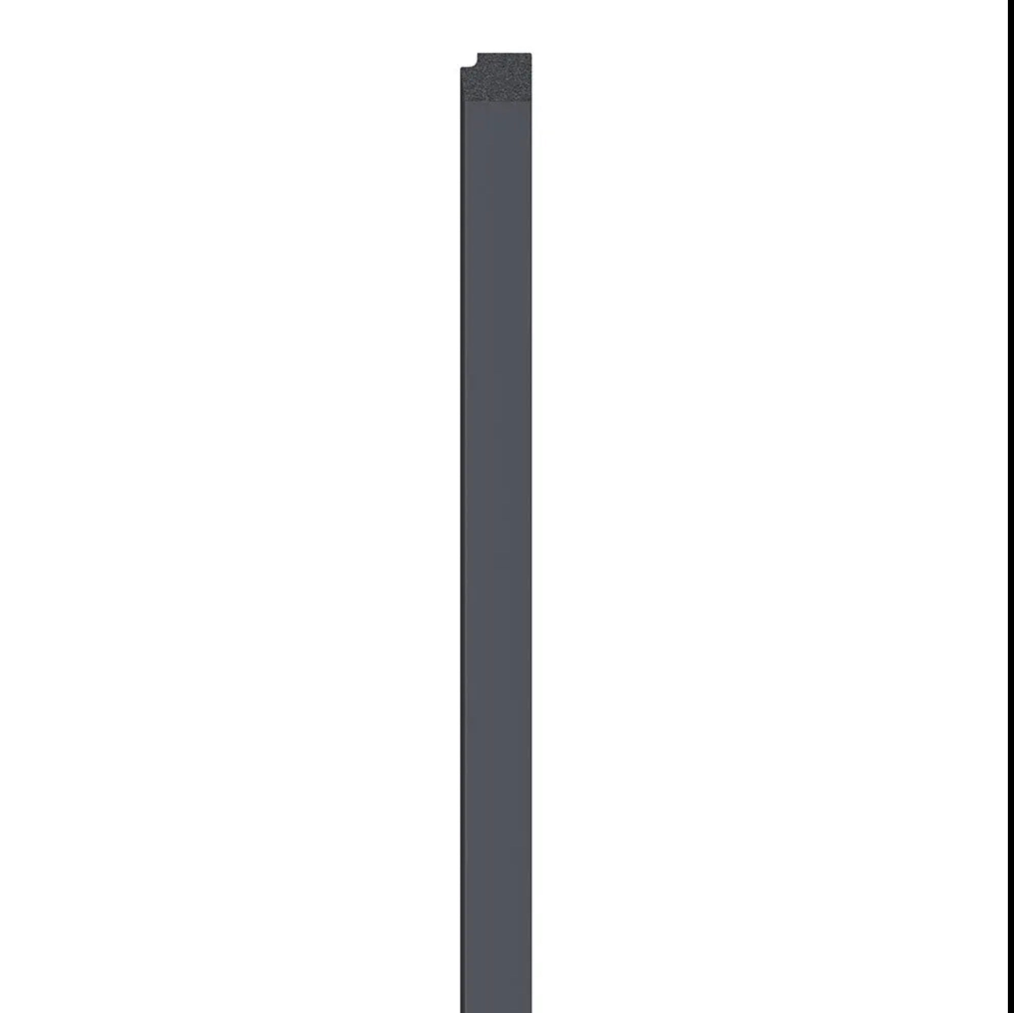 Linerio Slat-Wall L-Line Finishing Trims - Anthracite