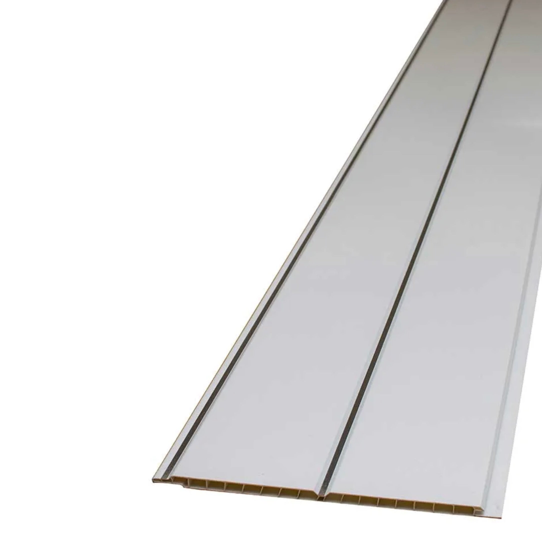 Gloss White Chrome V Groove 2.7m