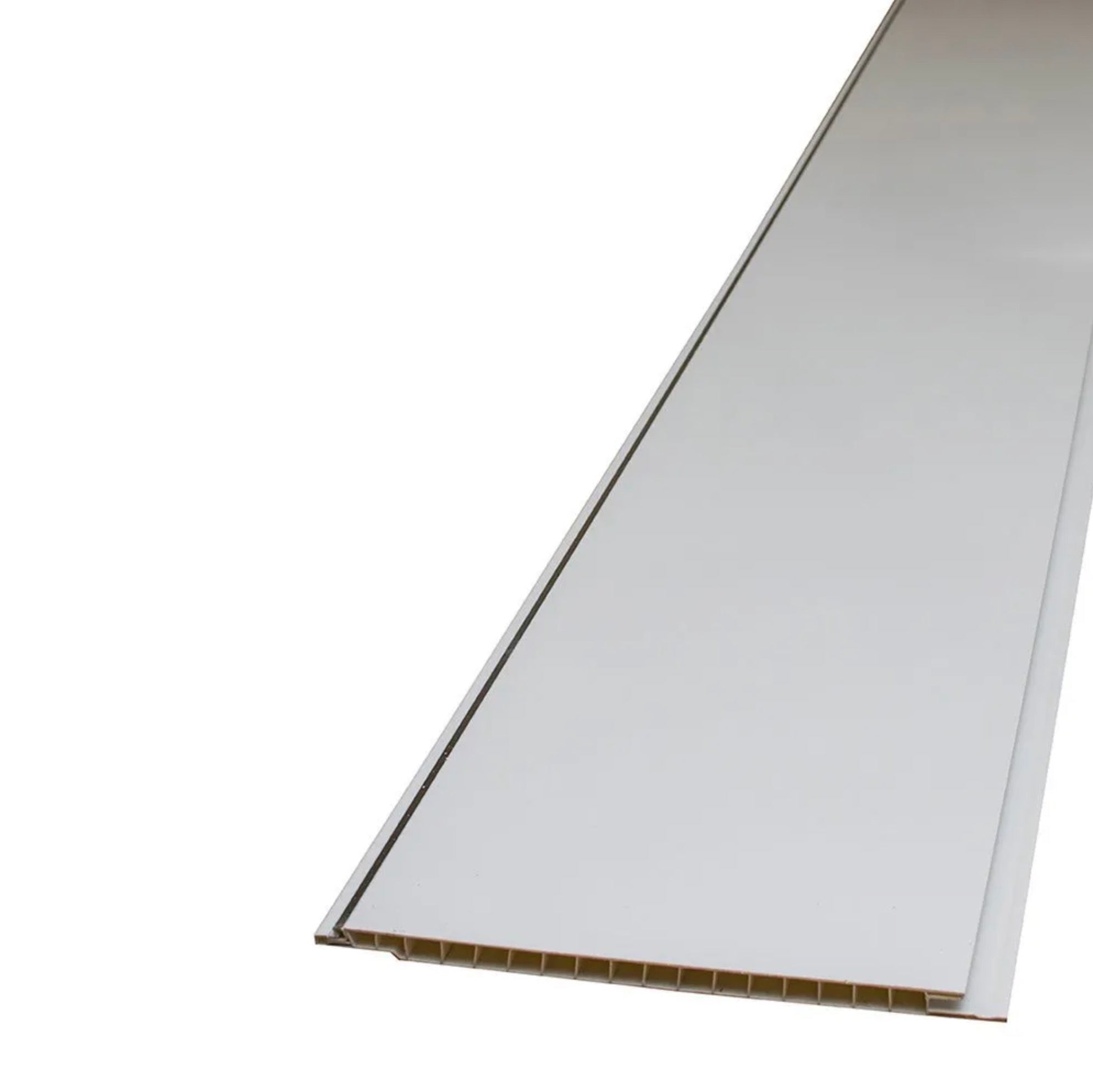 Gloss White / Chrome Strip 3m