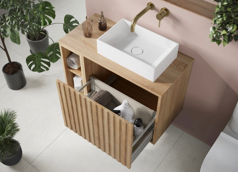Alfie Furniture Range - 800 Cabinet With Side Storage
