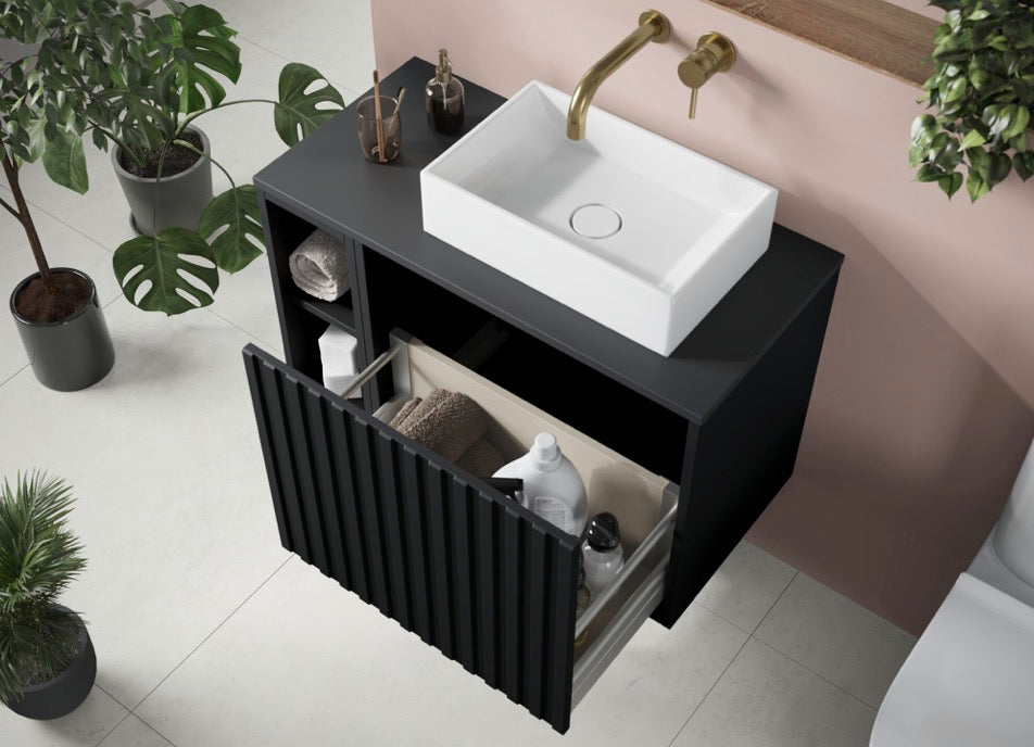 Alfie Furniture Range - 800 Cabinet With Side Storage