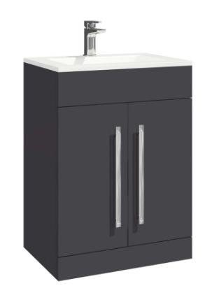 Lili Furniture Range - 600 Two Door Vanity Unit