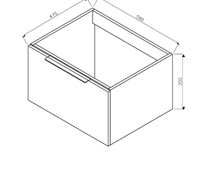 Ambience Furniture Range - 60x48 LED Cabinet