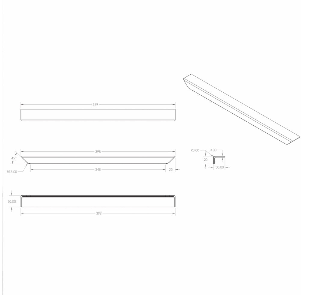 Ambience Furniture Range - Chevron Handle