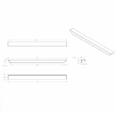 Ambience Furniture Range - Chevron Handle