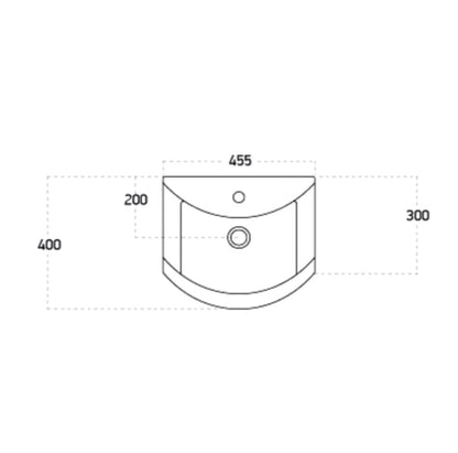 Lanza Furniture Range - 450 Basin