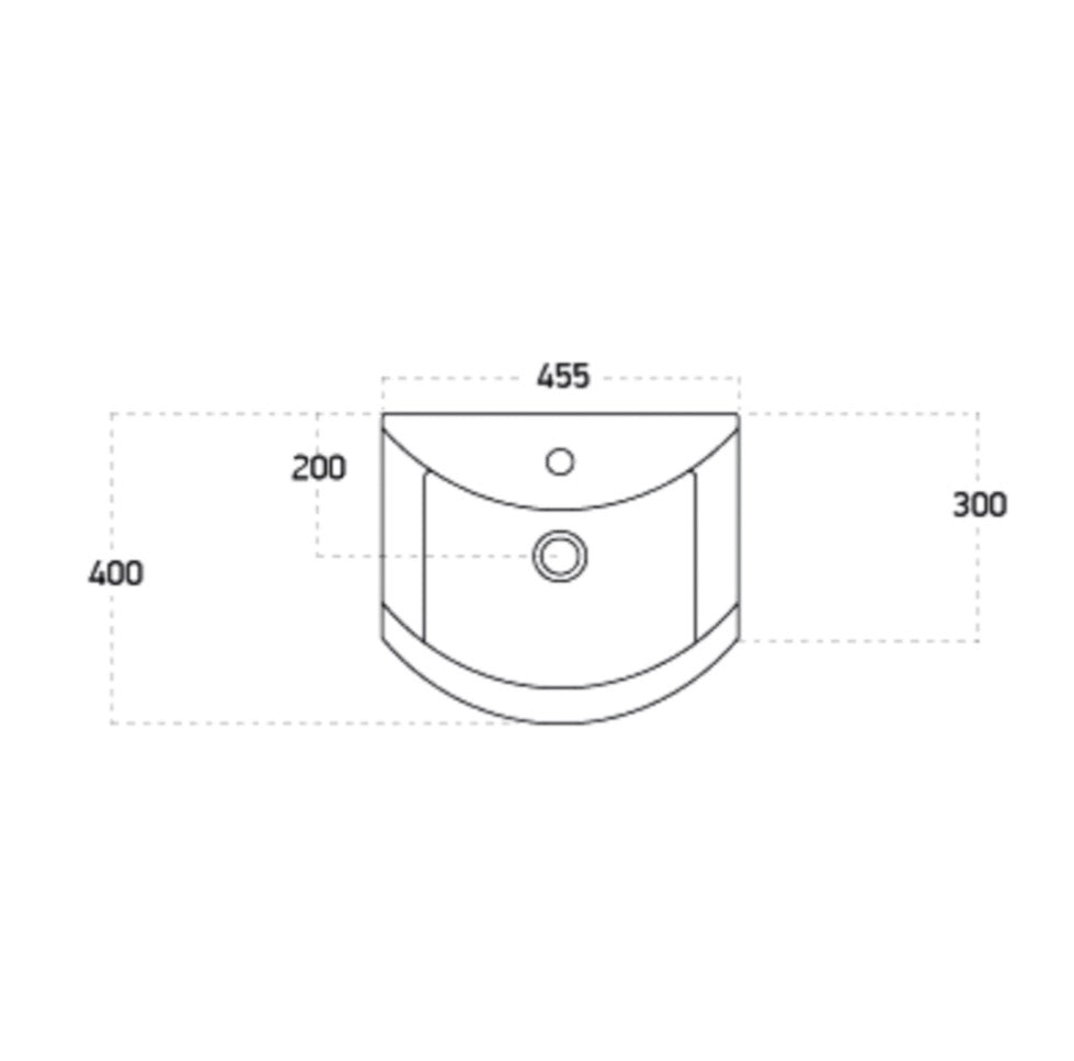 Lanza Furniture Range - 450 Basin