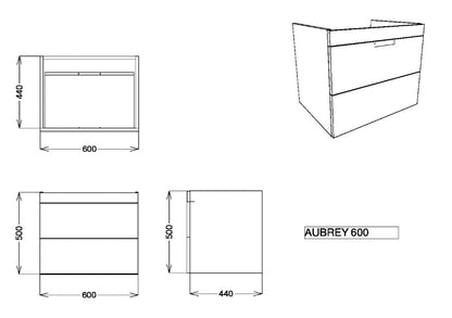 Aubrey Furniture Range - 59x44 Cabinet
