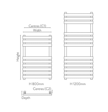 Towel Radiators - Instyle 500x1200