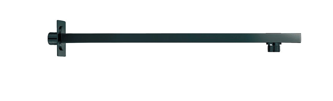 Shower Arms - Black Square Shower Wall Arm