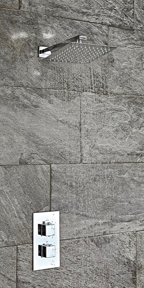 Chrome Square Wall Arm